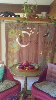 Welcome to Her Sacred Space Wellness Oasis. Have a cup of tea and let's get acquainted.