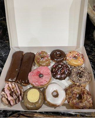 Dozen variety donuts