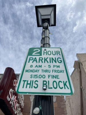 4/25/24 FYI. Street parking.