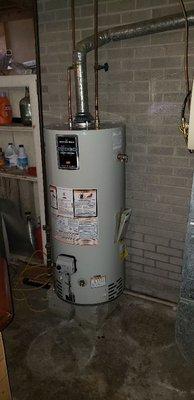 We install water heaters if you need one.