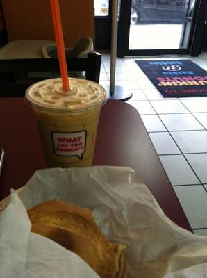 Ham & Cheese combo with Iced Coffee