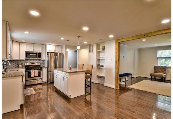 From a closed up kitchen to a open concept. Entire remodel from top to bottom.