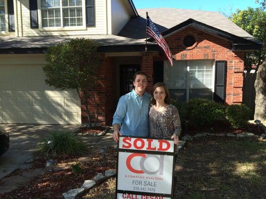 Congratulations Clay and Laura on your first home, thank you for your patience during the process, it sure paid off!!