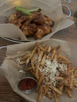 French fries & wings