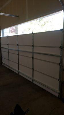 garage door section replace