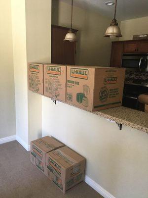 Spry Movers can pack your items for you as well as move them!