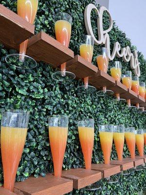 Champagne Wall