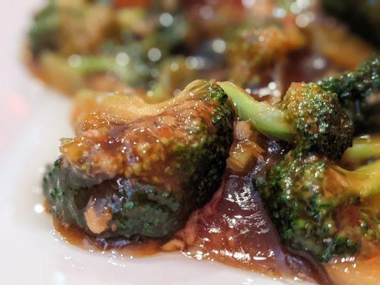 Broccoli with garlic sauce