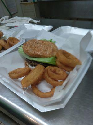 Hand made fresh everyday Burgers that are juicy and hot