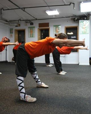 Qigong stretches and postures