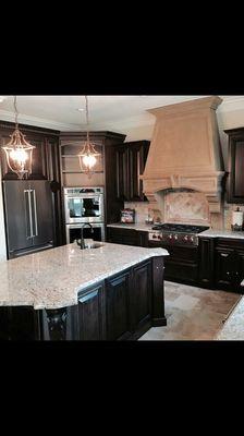 Limestone Kitchen Hood