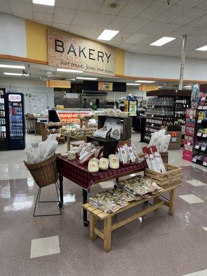 Daily fresh baked bread take advantage of it located in a small but comfortable bakery