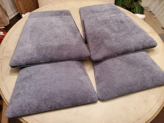 Dining chair cushions