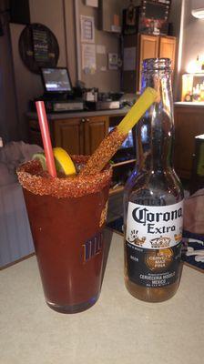 Michelada (with corona)