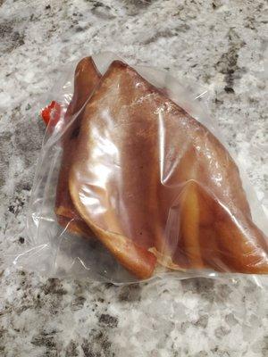 Dog treat pig ears by the pound