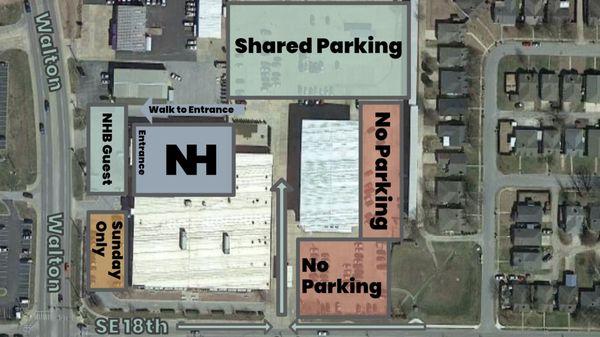 Parking Map for Sundays