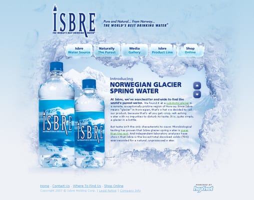 Isbre Glacial Spring Water