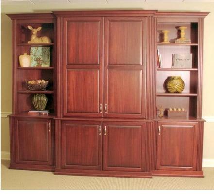 Mahogany Wall Unit