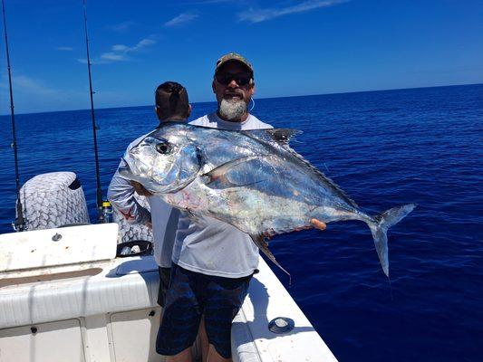 Africa Pompano Offshore on Reel Lucky