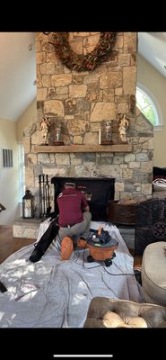 Level 2 chimney inspection with a sweep