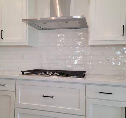 Beautiful white backsplash