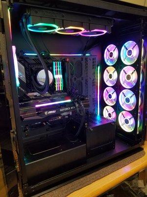 We custom build and repair gaming PCs.