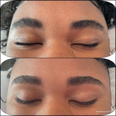 Before and after: Tailored Eyebrow Service