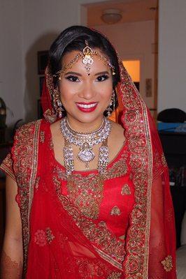 Makeup + Hair by Xiomara for this beautiful bride