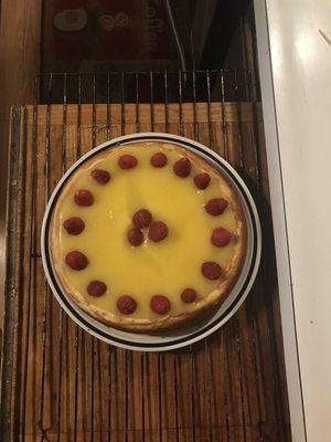 We also bake! Lemon cheese cake and much more