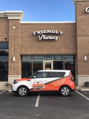 Friendly Pharmacy's Pill Mobile offering Free Delivery in Greensboro!