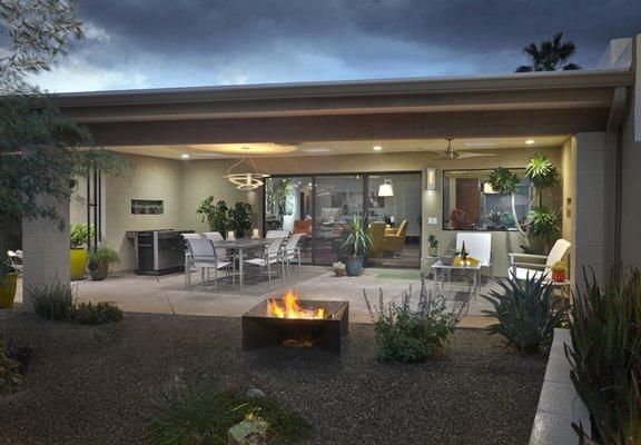 Patio addition.  Award winning outdoor living.  National Chrysalis Awards.