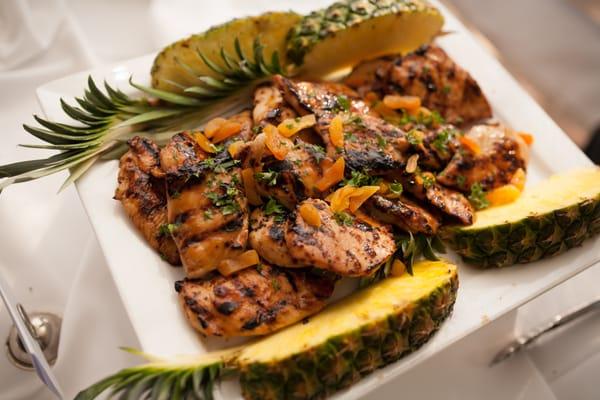 Grilled Apricot Pineapple Chicken Breast