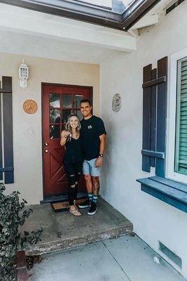 Congrats on your first home Brittney & Andrew!