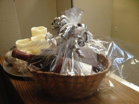 Massage gift baskets