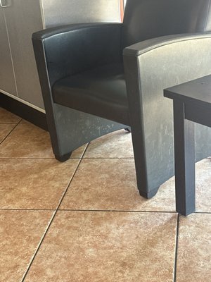 The chairs they expect you to sit in haven't been wiped down ever.