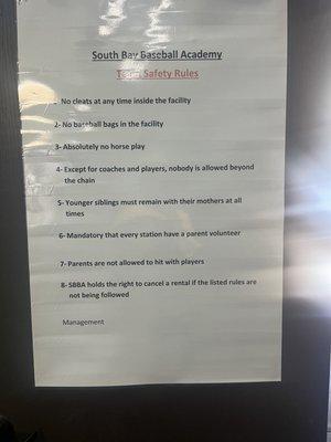 Safety Rules