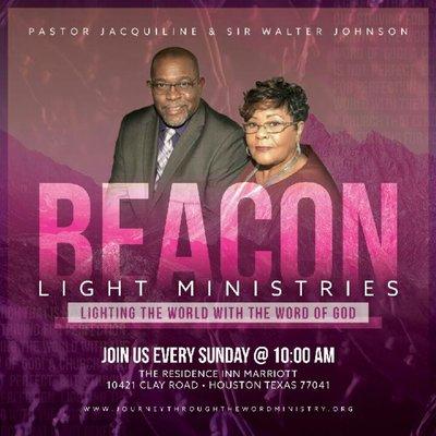 Beacon Light Ministries Bible Church flyer