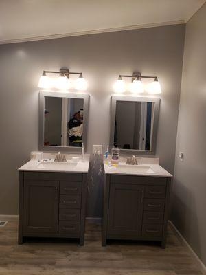 Complete bath remodel