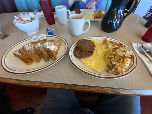 Bowles Breakfast Combo with French toast.