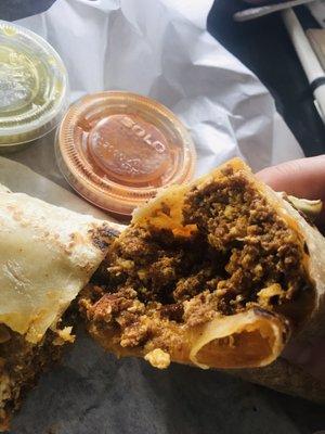 Chorizo burrito