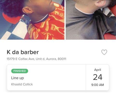 A bad barbers info