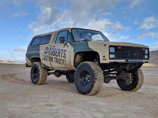 Our K10 at King of the Hammers 2020.  Get your custom coilover kit here: https://www.robertscustom­trucks.com/collections/suspension