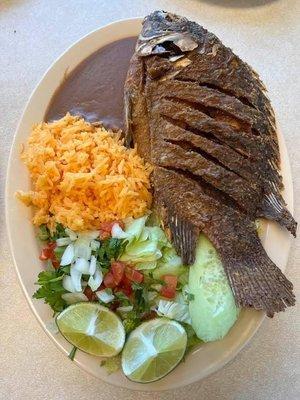 Mojarra frita