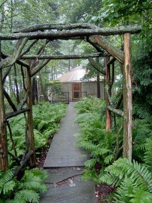 Fitness Programs take place in The YURT which allows for open air circulation and distancing during this time.