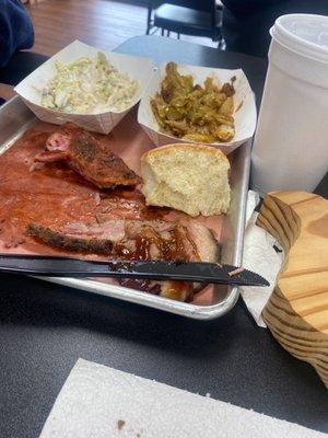 Ribs and brisket! Yummy