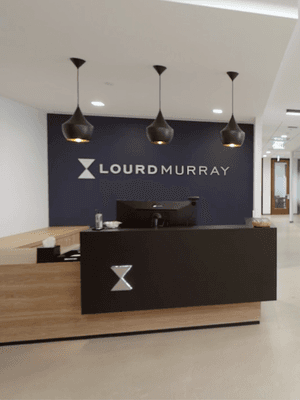 LourdMurray Los Angeles office main welcoming lobby