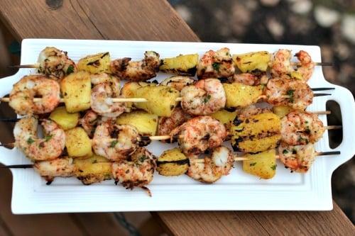 Grilled Shrimp and Pineapple Kabobs