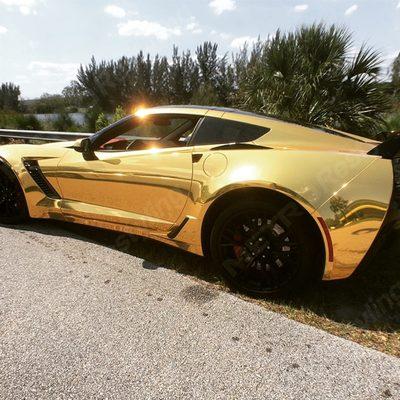 Gold chrome wraps