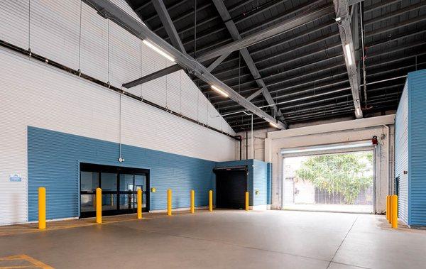 Easy indoor drive up loading & unloading with ample parking.