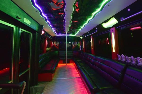 Inside Look Party Bus